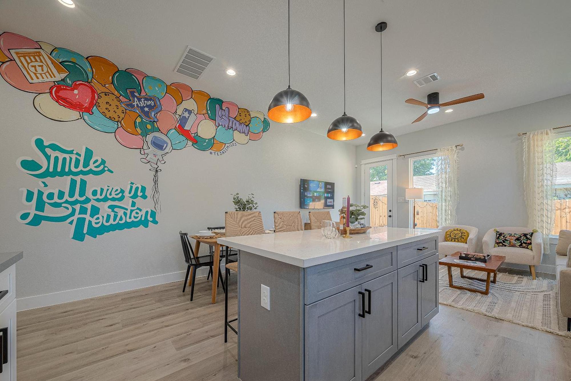 Modern Home Near Downtown With Fast Wifi, Bbq, Games & Ev Equipped! Houston Extérieur photo